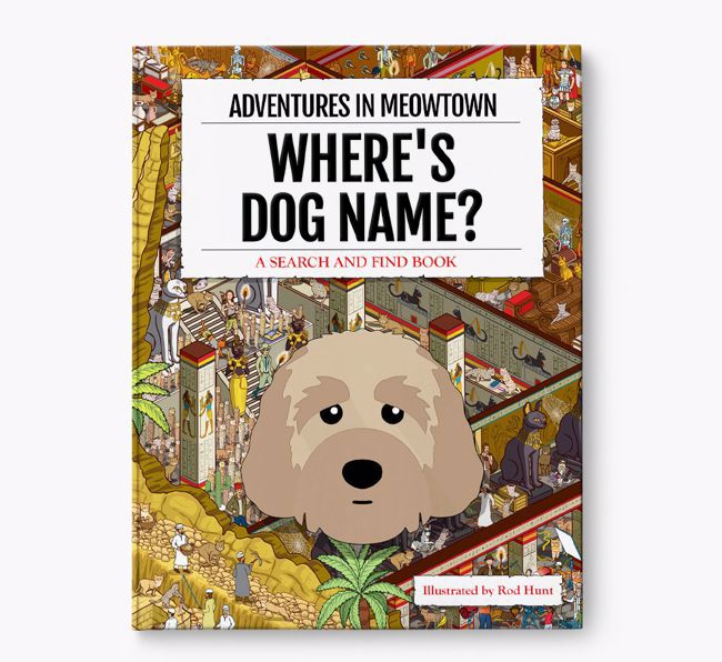 Personalised Australian Labradoodle Book: Where's Dog Name? Volume 2